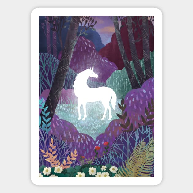 The Last Unicorn Sticker by beesants